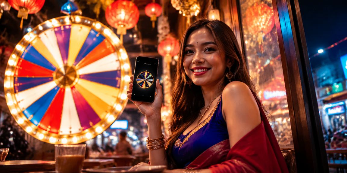 Meja roulette kasino langsung fd2 dengan suasana Kuala Lumpur gaya Melayu